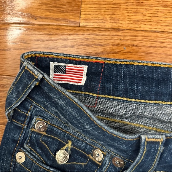 True Religion BootCut Becky Jeans flap pockets  size 27 made in USA - Picture 8 of 8